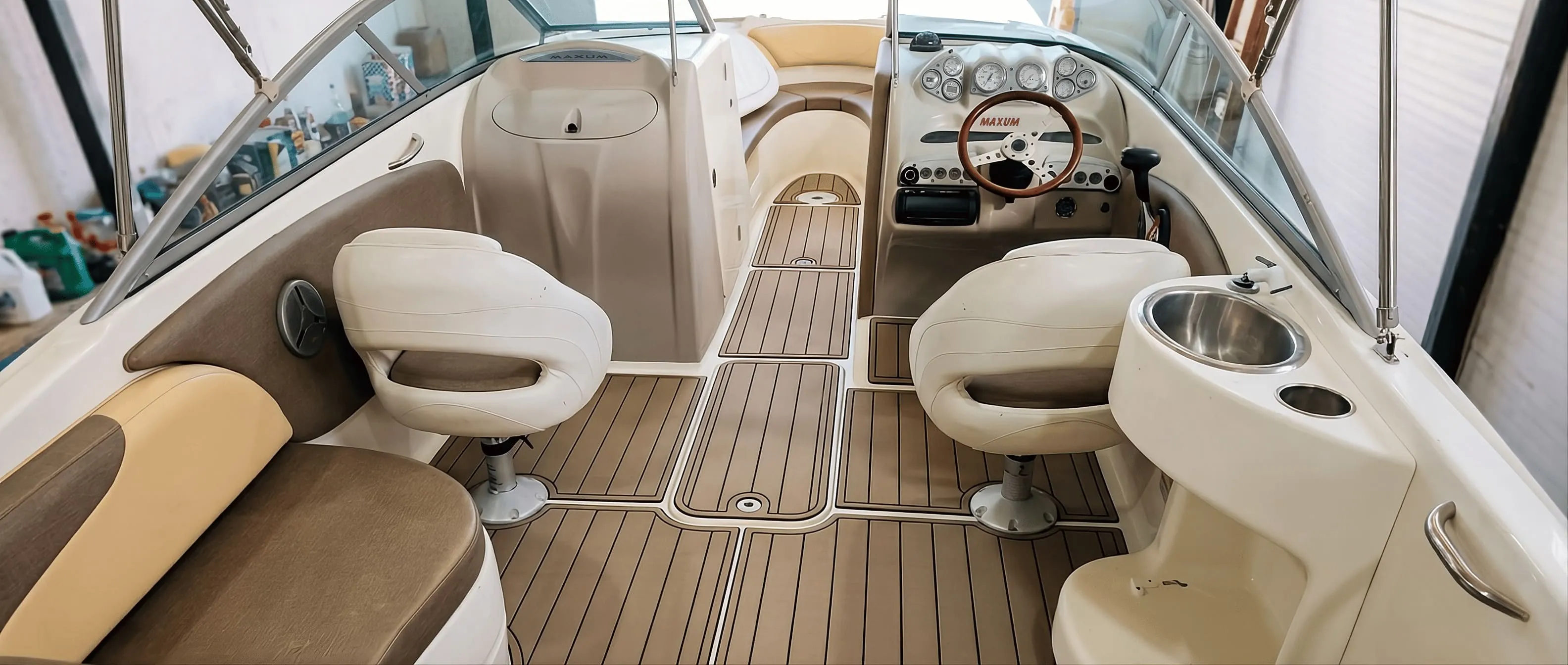 After decking boat